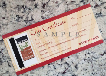 Buy Chamber Gift Certificates to Support Local Businesses
