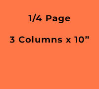 1/4 Page (3 col x 10″)