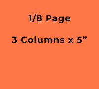 1/8 Page (3 col x 5″)