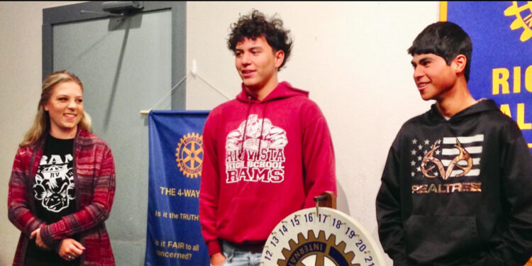 The Rio Vista Rotary Club Recently Awarded Grants to Local Youngsters