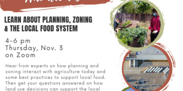 Online Event Explores Intersection of Planning, Zoning & Local Food