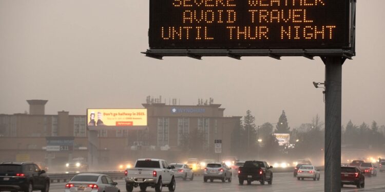 Caltrans Activates Statewide Electronic Highway Signs Due to Severe Weather