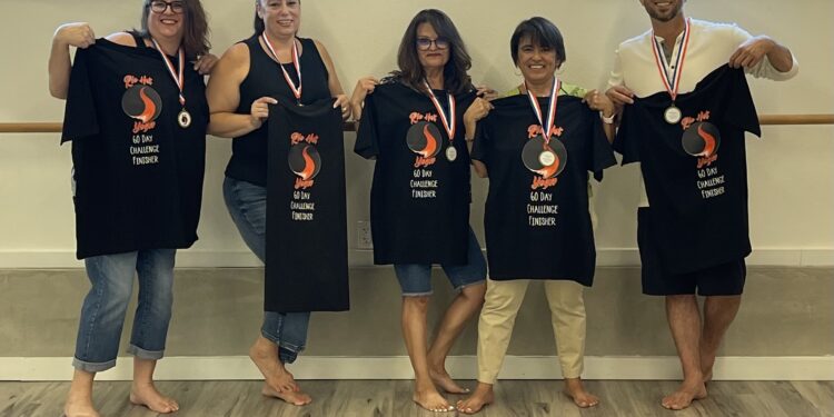 Rio Hot Yoga Warriors Complete Challenge